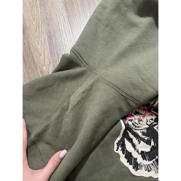 Y2K Vans Skateboarding Deer Logo Hoodie Size L - Picture 8 of 9